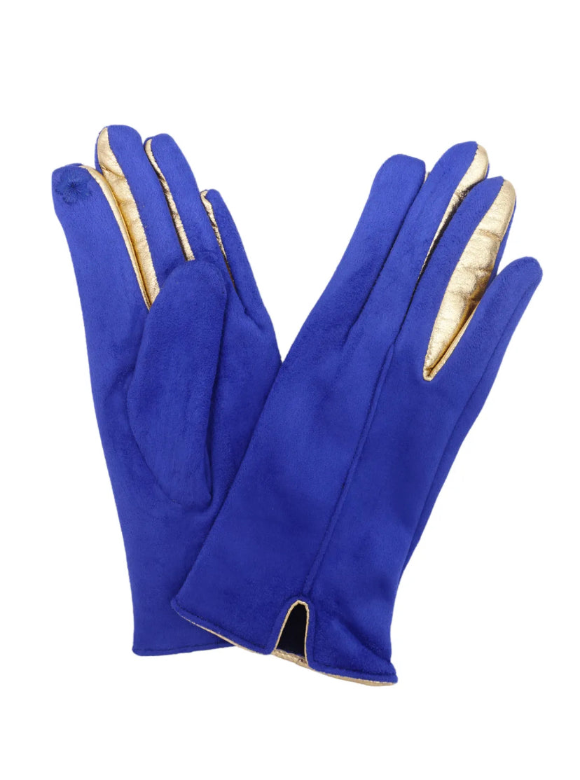 Royal suede gloves 