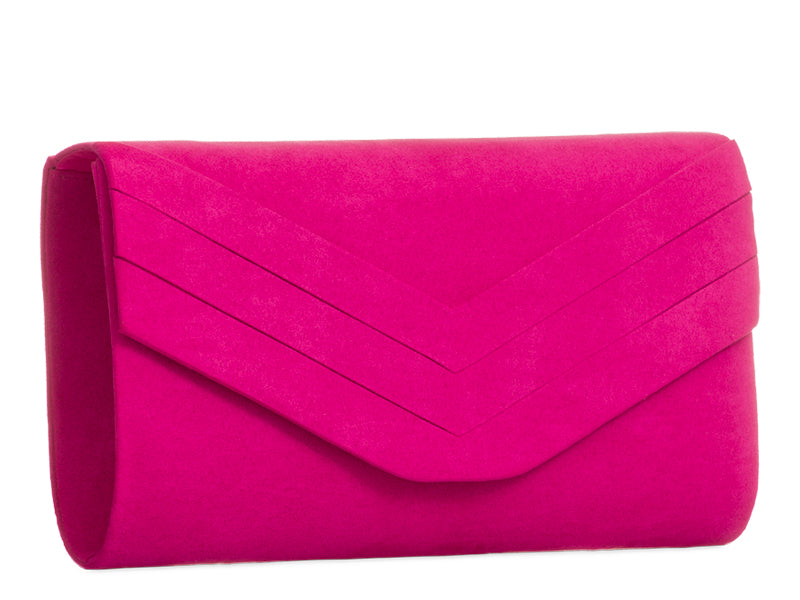 THE PERFECT SUEDETTE  CLUTCH BAG