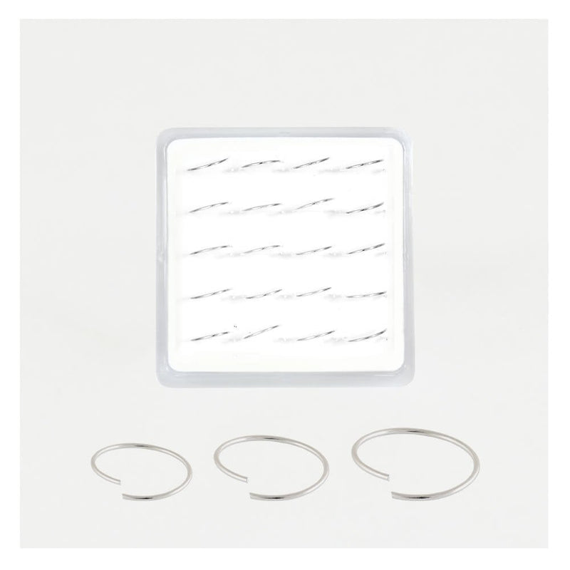 STERLING SILVER PLAIN NOSE RING