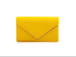 FAUX LEATHER CLUTCH BAG