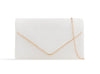 FAUX LEATHER CLUTCH BAG