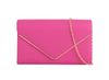 FAUX LEATHER CLUTCH BAG