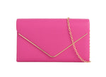 FAUX LEATHER CLUTCH BAG