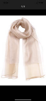 Chiffon evening scarf