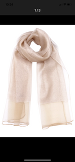 Chiffon evening scarf