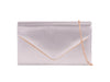 FAUX LEATHER CLUTCH BAG