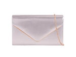 FAUX LEATHER CLUTCH BAG