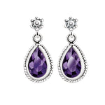 NEWBRIDGE SILVER TEARDROP EARRING ER403