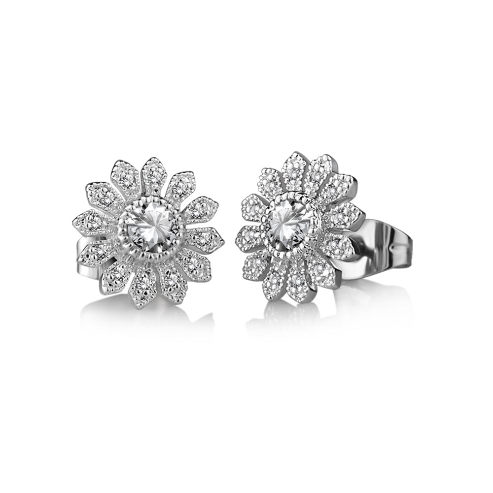 NEWBRIDGE SILVER FLOWER EARRING ER6052