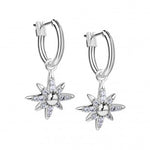 NEWBRIDGE AMY COLLECTION SILVER PLATED STAR EARRINGS E022SR