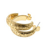 NEWBRIDGE AMY COLLECTION GOLD PLATED HOOP EARRINGS E026