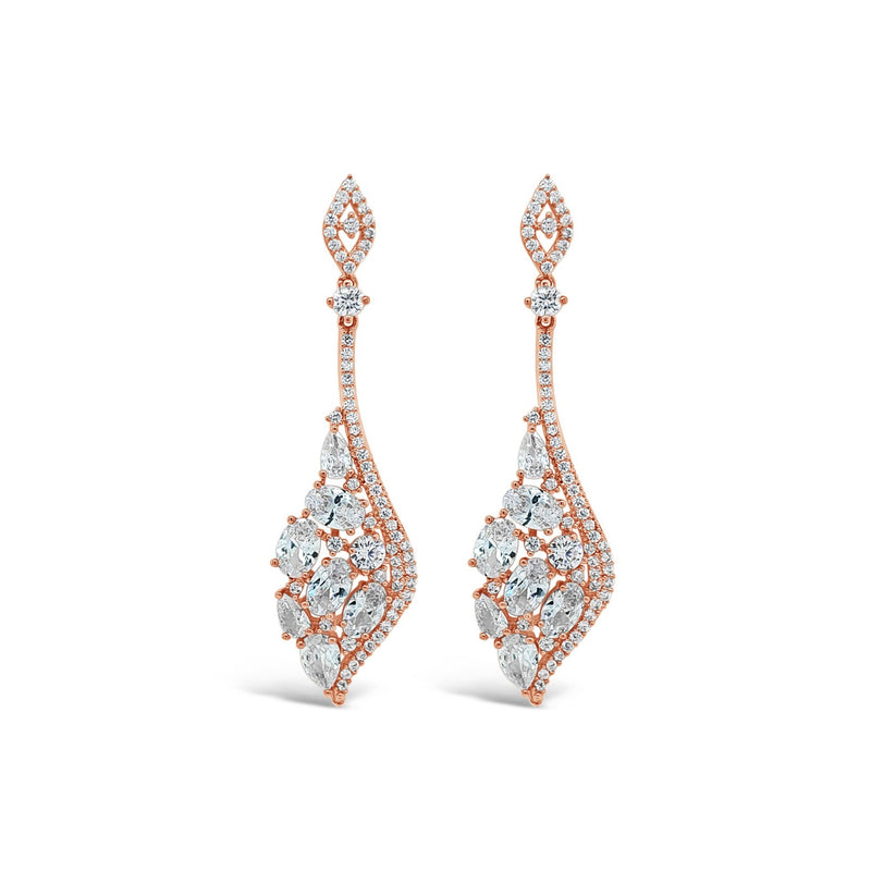 ABSOLUTE LARGE CRYSTAL ANGLE EARRINGS E2110