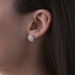 Newbridge Silver flower earring Stud