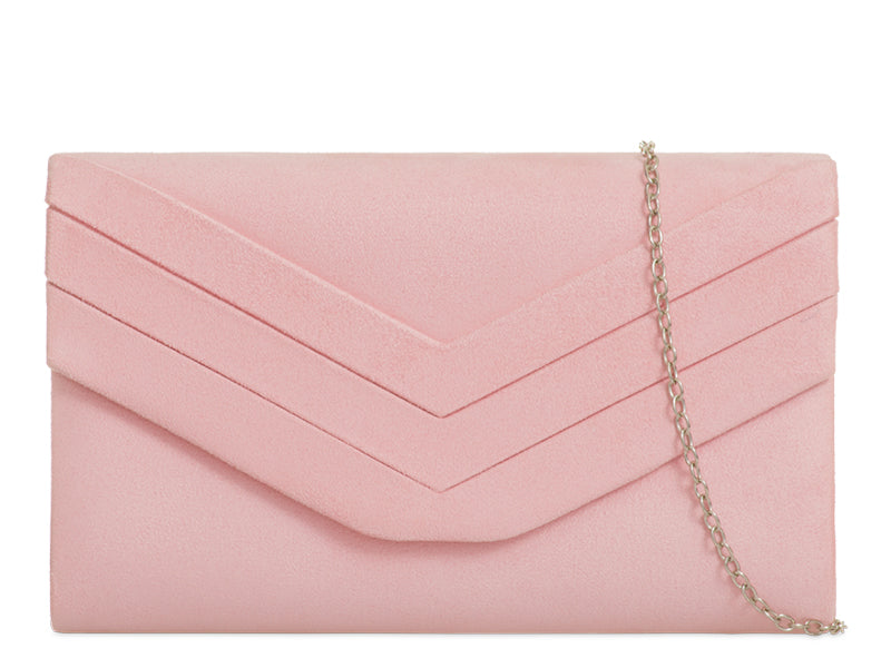 THE PERFECT SUEDETTE  CLUTCH BAG