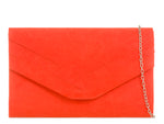 THE PERFECT SUEDETTE  CLUTCH BAG