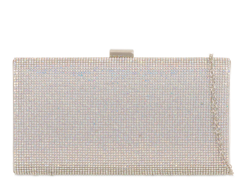 CRYSTAL HARD COMPACT EVENING CLUTCH BAG EB642