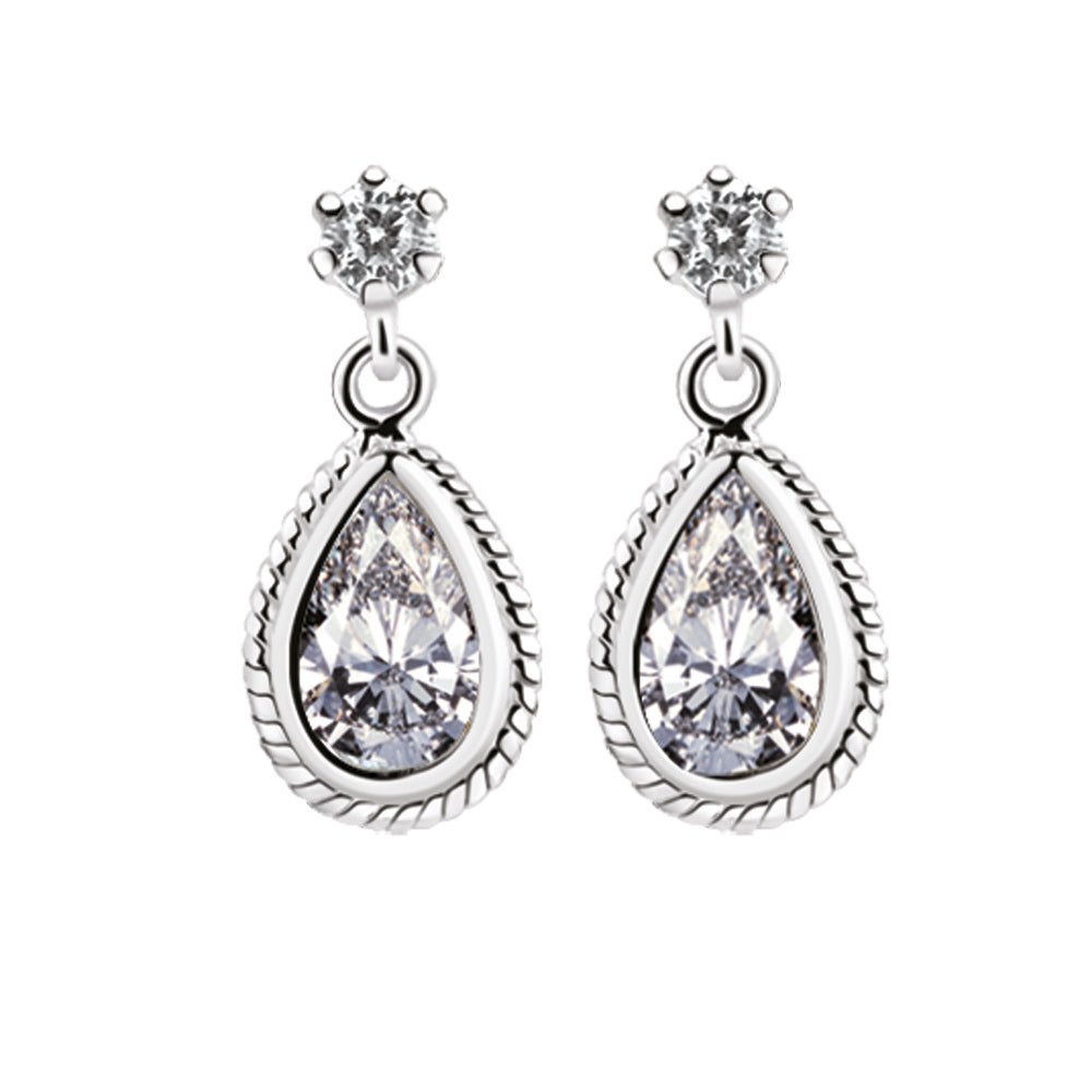 NEWBRIDGE SILVER TEARDROP EARRING ER403