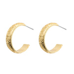 NEWBRIDGE AMY COLLECTION GOLD PLATED HOOP EARRINGS E026