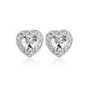 NEWBRIDGE CLEAR STONE HEART EARRING ER1240