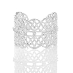 NEWBRIDGE SILVER ADJUSTABLE LACE RING R2327SR