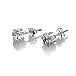 NEWBRIDGE CLEAR CRYSTAL STUD EARRINGS ER18