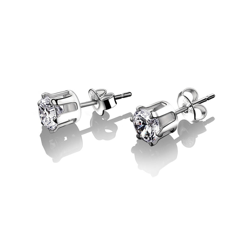 NEWBRIDGE CLEAR CRYSTAL STUD EARRINGS ER18