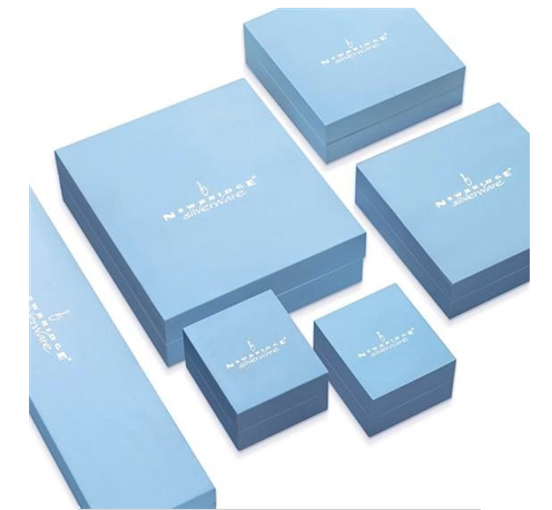 newbridge, blue box, logo