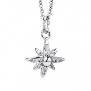 NEWBRIDGE AMY COLLECTION SILVER PLATED STAR PENDANT P022SR