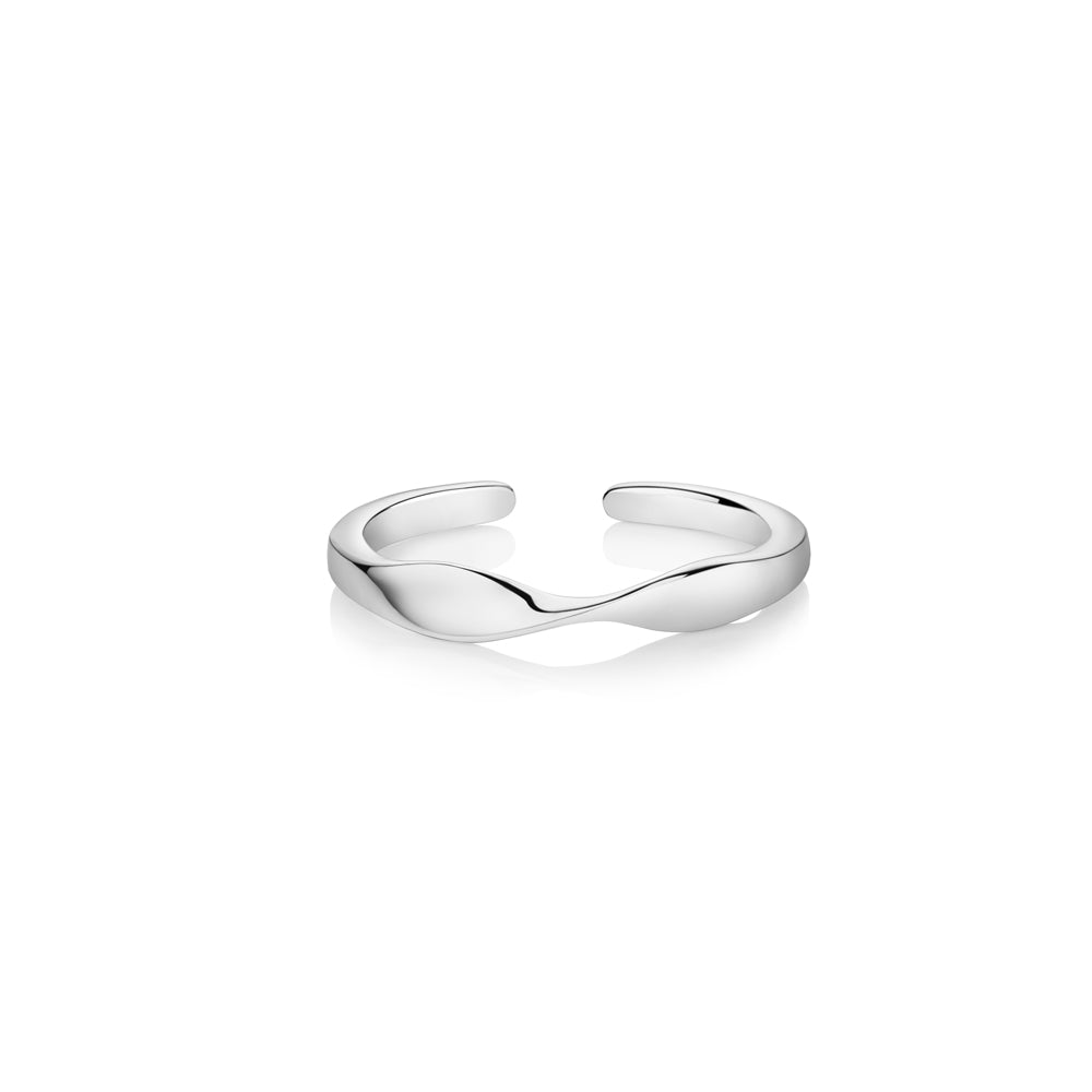 silver twist ring