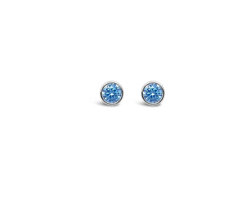 ABSOLUTE STERLING SILVER BIRTHSTONE EARRINGS