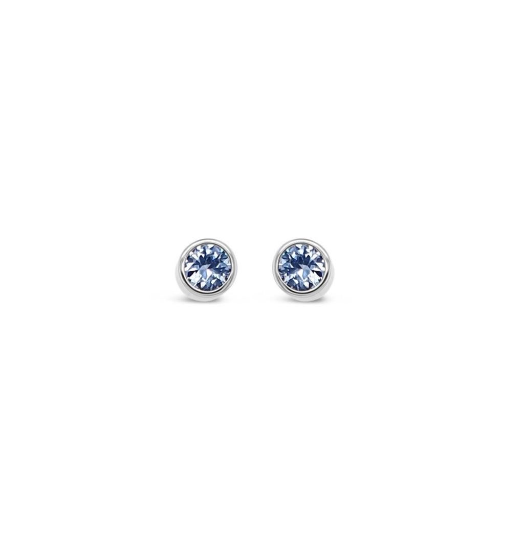 ABSOLUTE STERLING SILVER BIRTHSTONE EARRINGS