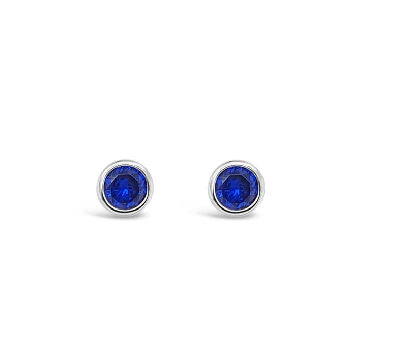 ABSOLUTE STERLING SILVER BIRTHSTONE EARRINGS