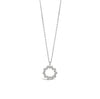 ABSOLUTE STERLING SILVER "CIRCLE" CRYSTAL PENDANT  SP169SL