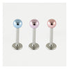 METALLIC LOOK 316L SURGICAL STEEL LABRET