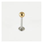 METALLIC LOOK 316L SURGICAL STEEL LABRET