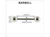 316L SURGICAL STEEL EYEBROW BAR