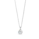 ABSOLUTE KIDS TEENAGERS SILVER CRYSTAL STONE PENDANT