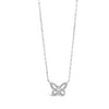ABSOLUTE KIDS SILVER CRYSTAL BUTTERFLY PENDANT CONFIRMATION COMMUNION