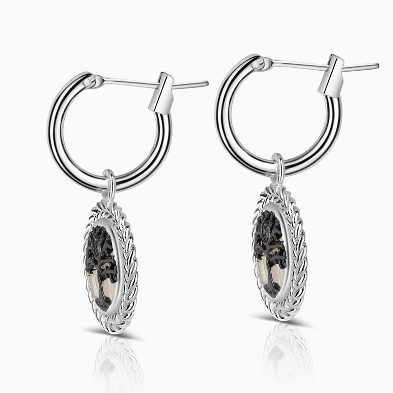 NEWBRIDGE SILVER TREE OF LIFE EARRINGS ER8839