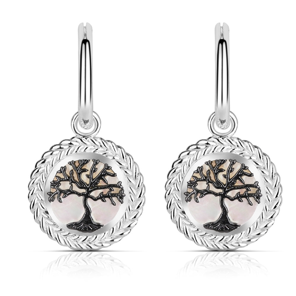 NEWBRIDGE SILVER TREE OF LIFE EARRINGS ER8839