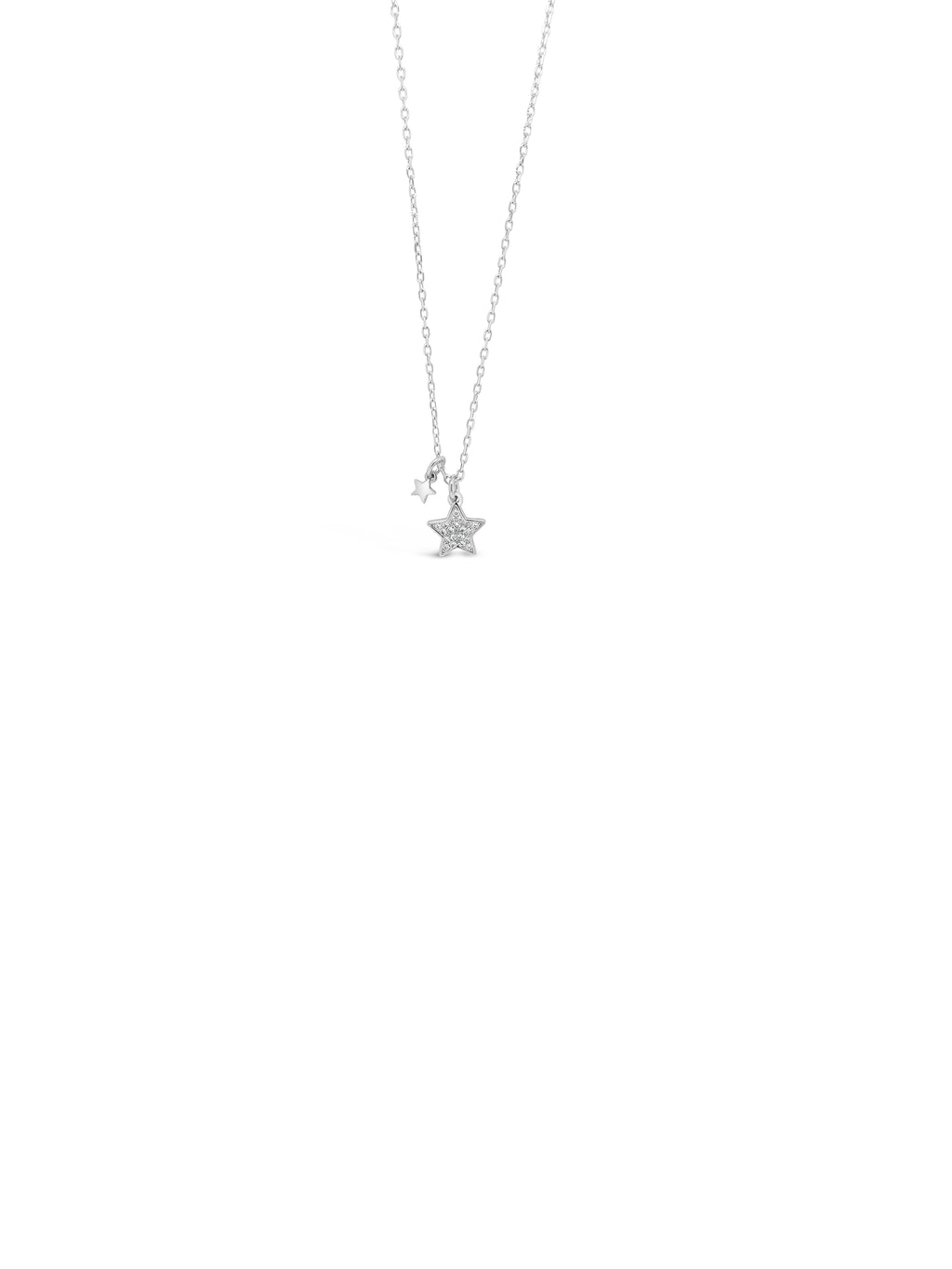 ABSOLUTE KIDS SILVER CRYSTAL STAR PENDANT HCP212