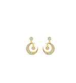 ABSOLUTE MOON & STAR EARRINGS E2136