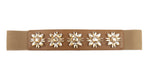 CRYSTAL MOTIFS ELASTICATED BELT