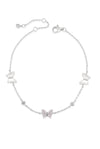 ABSOLUTE KIDS SILVER BUTTERFLY BRACELET