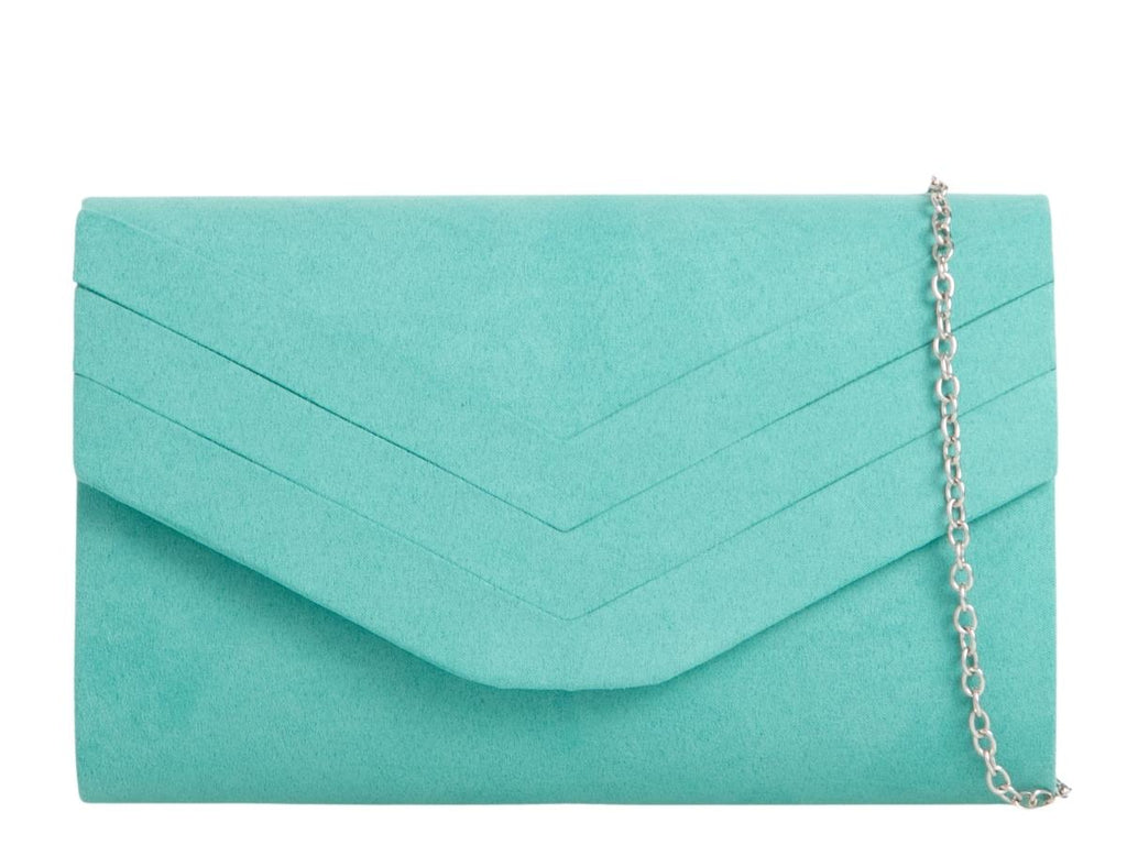 THE PERFECT SUEDETTE  CLUTCH BAG