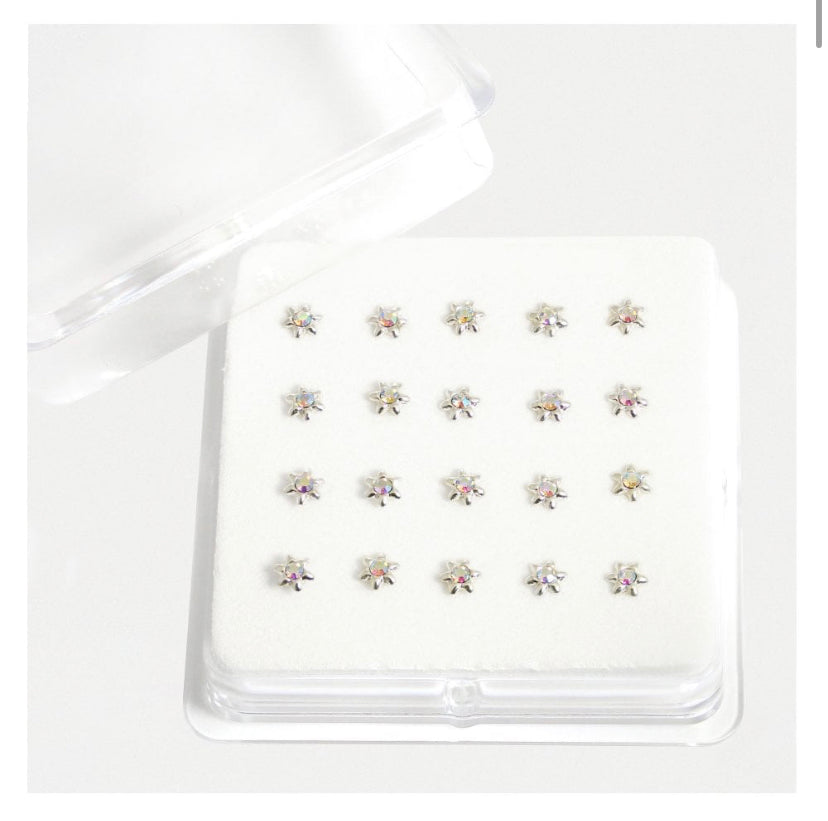 COSMIC STAR CRYSTAL NOSE STUDS