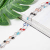 SILVER COLOURED STONE GLASSES CHAIN