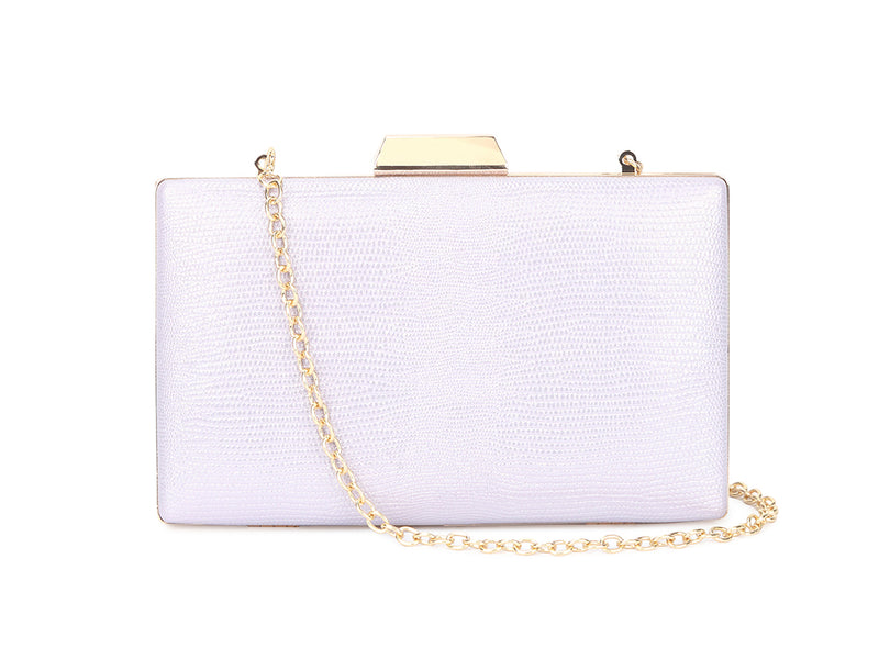 HARD COMPACT CLUTCH BAG