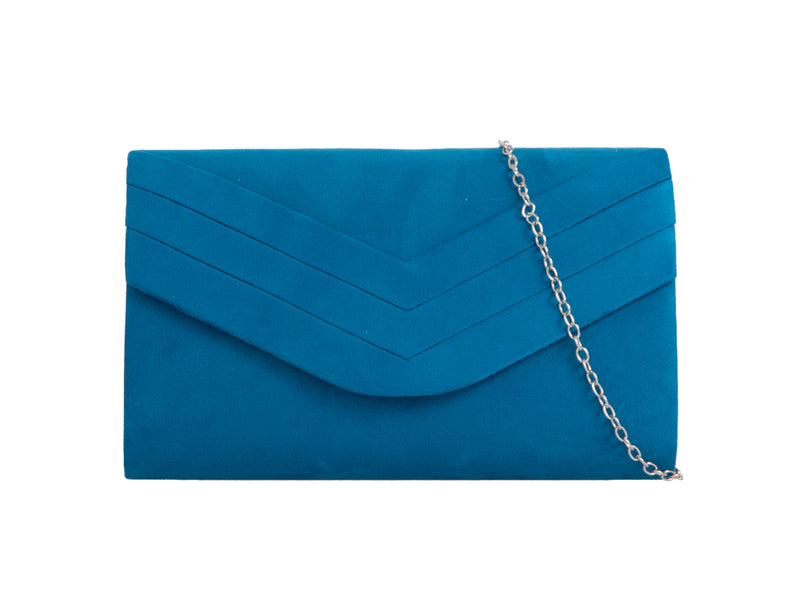 THE PERFECT SUEDETTE  CLUTCH BAG