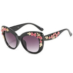 FLOWER EMBELLISHED SUNGLASSES